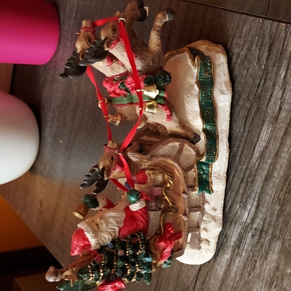 Giny Inc. 1991 Now dasher now dancer cold cast porcelain figurine - Picture 1 of 5